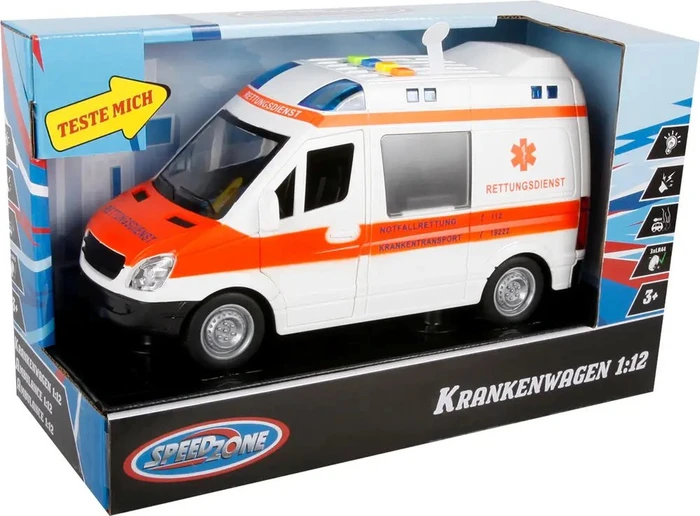 Speedzone Krankenwagen mit Licht & Sound
