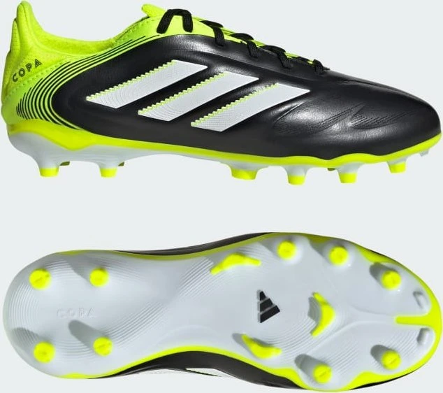 adidas Copa Pure 3 Club FG/AG core black/cloud white/lucid lemon (Junior)