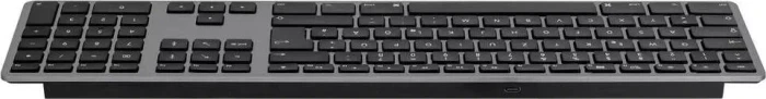 Matias Wireless USB-C Aluminum Keyboard for Mac, Space Gray, USB, DE