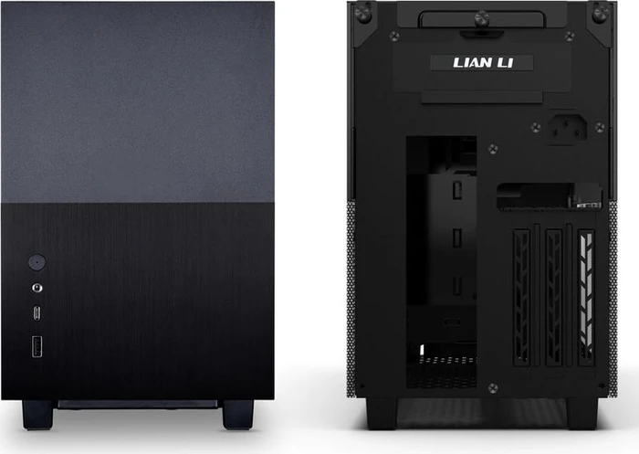 Lian Li Q58, schwarz, PCIe 3.0, Glasfenster, Mini-ITX