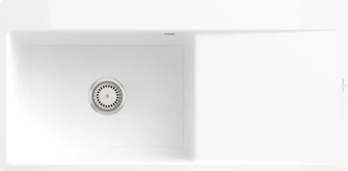 Villeroy & Boch Subway Style 60 flat flächenbündig Becken links snow white