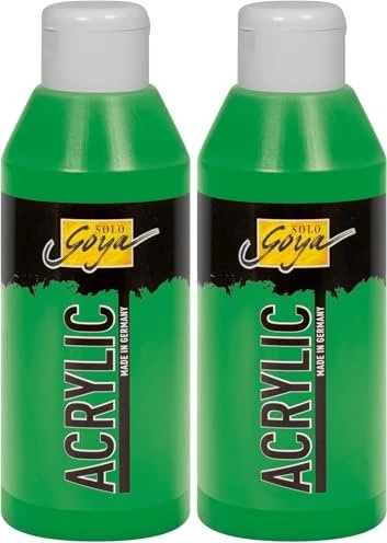 Kreul Solo Goya Acrylic Acrylfarbe, permanentgrün, 250ml