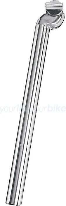Ergotec CNC 27.2mm/350mm 18mm Setback Sattelstütze silber