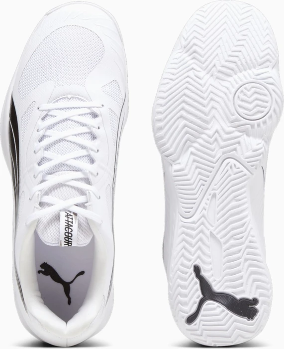 Puma Attacourt puma white/pum black/concrete gray