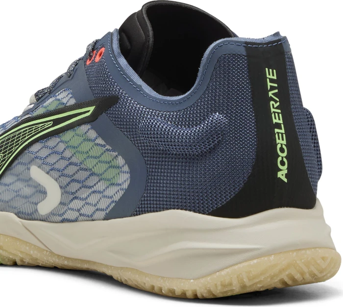 Puma Accelerate Nitro SQD 4 Forever.Better Handballschuhe vapor gray/inky blue/puma black