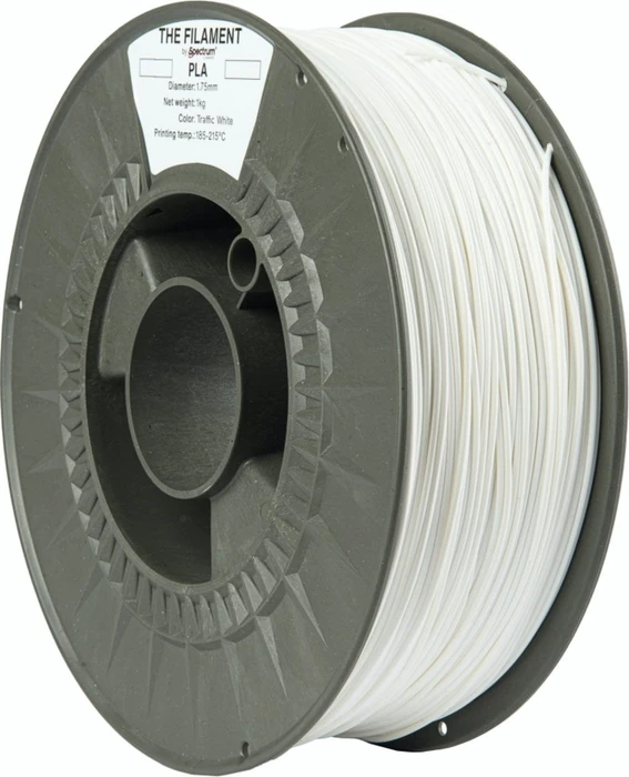 Spectrum The Filament PLA, Traffic White, Spule, 1.75mm, 1.00kg