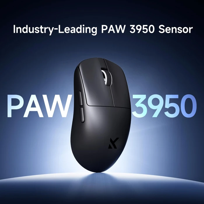 Mchose L7 Ultra+ 8K Lightweight Wireless Gaming Mouse, schwarz, USB/Bluetooth
