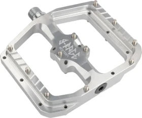 Burgtec Penthouse Flat MK5 B-Rage Edition Plattformpedale rhodium silver