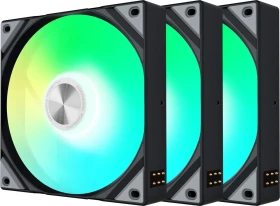 TRYX Rota SL 120 ARGB Reverse Black, schwarz, 120mm, 3er-Pack