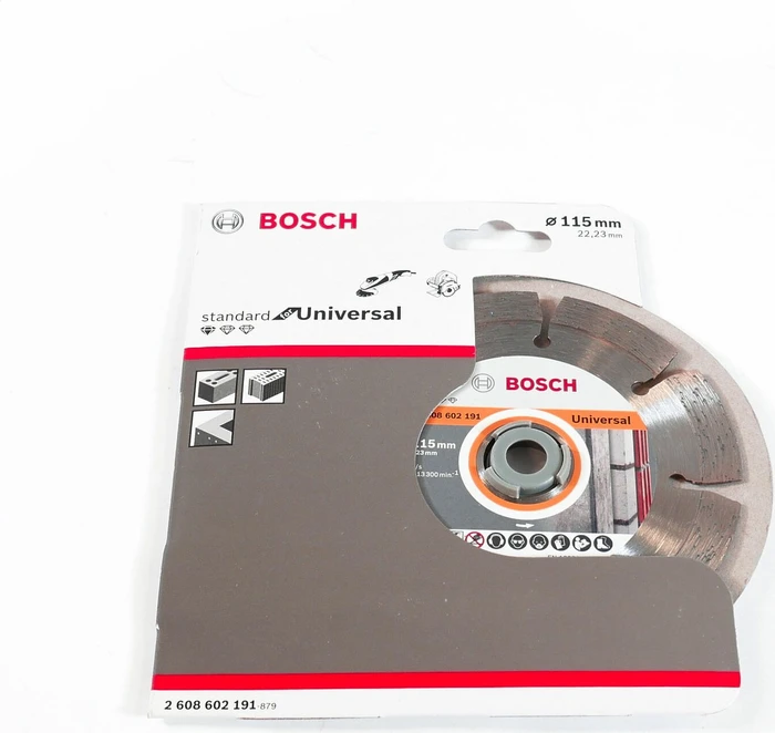 Bosch Professional Universal Standard Diamanttrennscheibe, 115x1.6x22.23mm, 1 Stück