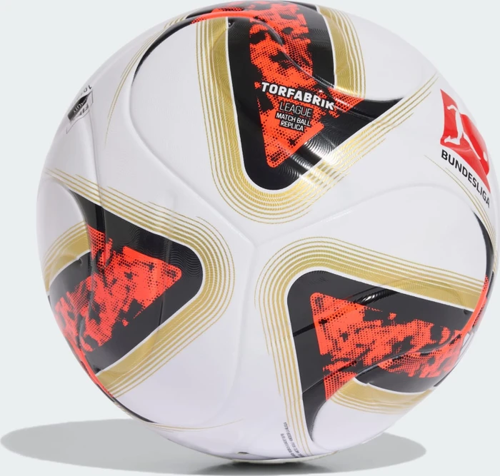 adidas Bundesliga 2026/2027 Torfabrik League Fußball white/black/solar red