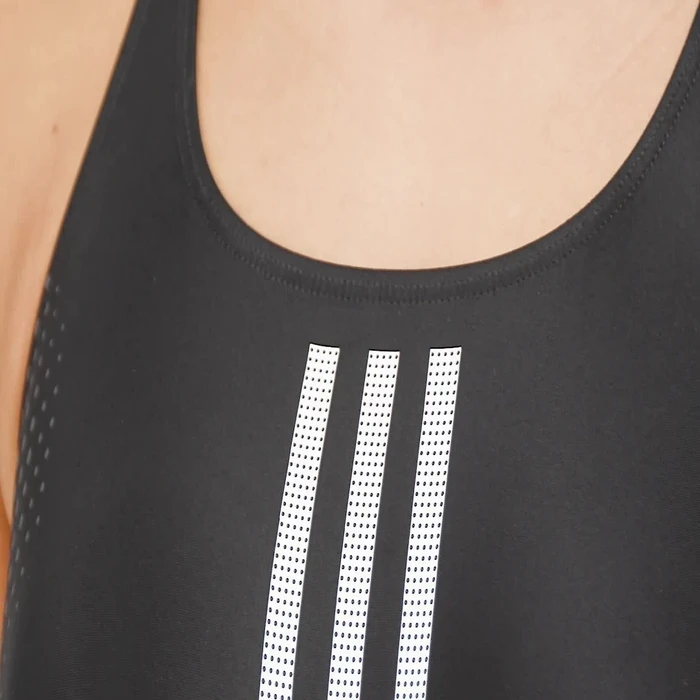 adidas 3-Streifen Rubber Graphic Badeanzug schwarz (Damen)