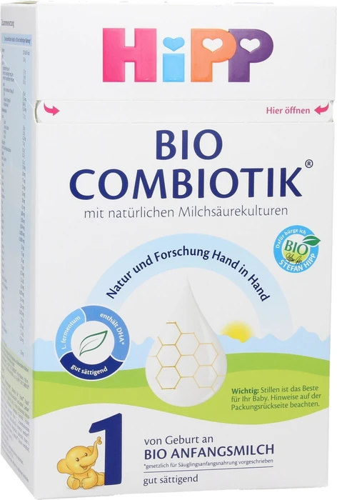 Hipp Bio Combiotik 1 Anfangsmilch Pulver von Geburt an, 600g
