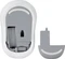 Renkforce Hygiene-Funkmaus weiß, antimikrobiell, IP53 spritzwassergeschützt, USB Vorschaubild