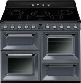 Smeg Victoria TR4110IGR2 Dreifach-Elektroherd mit Induktionskochfeld