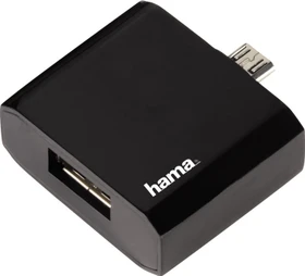 Hama USB-Host-Adapter, Adapter Micro-B/A-Buchse (00123583)