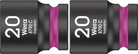 Wera 8790 C Impaktor Außensechskant Steckschlüssel 1/2", 20x38mm