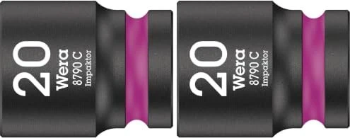 Wera 8790 C Impaktor Außensechskant Steckschlüssel 1/2", 20x38mm