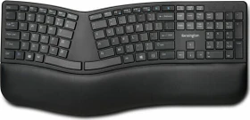 Kensington Pro Fit Ergo Wireless Keyboard, schwarz, USB/Bluetooth, EU