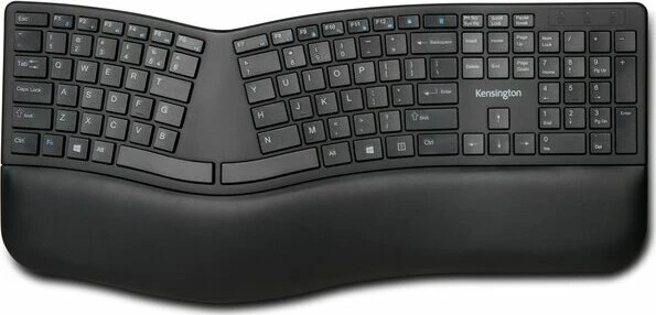 Kensington Pro Fit Ergo Wireless Keyboard, schwarz, USB/Bluetooth, EU
