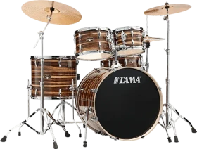 Tama Imperialstar 5-teiliges 22" Bass Drumkit Coffee Teak Wrap