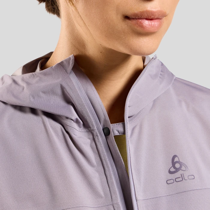 Odlo Waterproof X-Alp Performance Knit Laufjacke gray ridge (Damen)