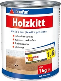 Baufan Holzkitt hellbraun, 1.00kg