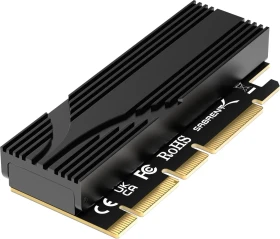 Sabrent PCIe 5.0 x16 (x4) -> 1x M.2 Key M NVMe (EC-TFPE)