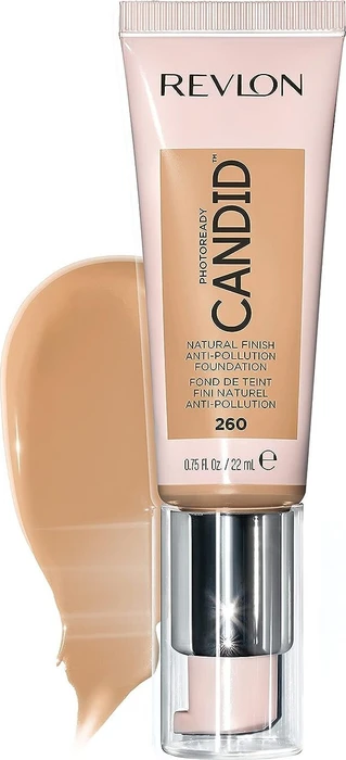 Revlon PhotoReady Candid Natural Finish Anti-Pollution Foundation 260 Chai, 22ml
