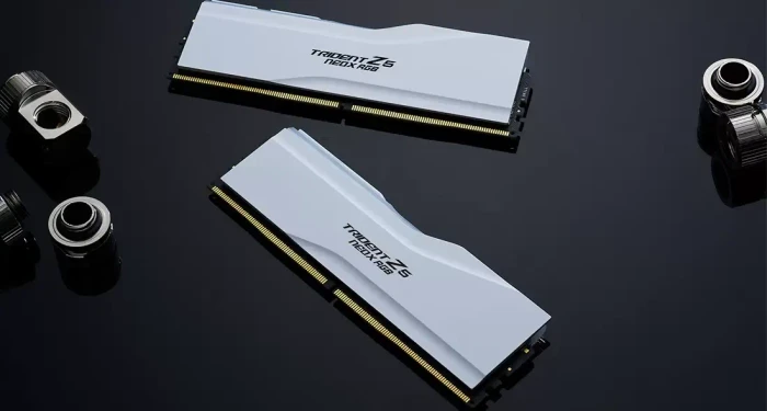 G.Skill Trident Z5 NeoX RGB Matte White UDIMM 32GB Kit, DDR5-6000, CL26-36-36-32