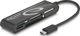 DeLOCK Multi-Slot-Cardreader, USB-C 2.0 [Stecker] (91739)