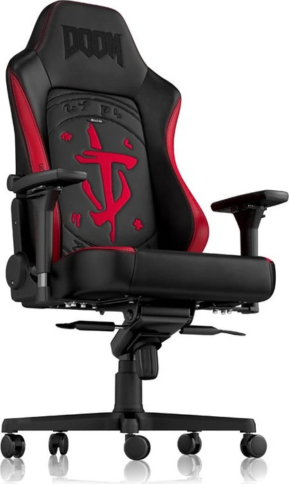 noblechairs Hero DOOM Edition Gamingstuhl, schwarz/rot