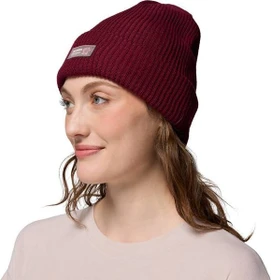 Columbia Lost Lager Recycled Beanie rich wine/rose city