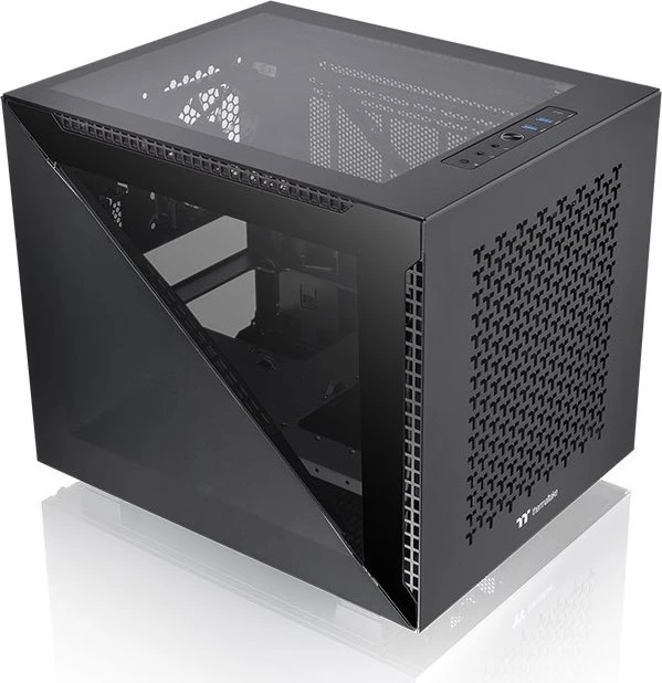 Thermaltake Divider 200 TG Air, schwarz, Glasfenster