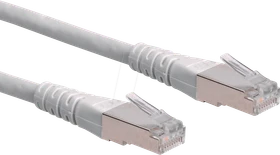 Roline / Secomp GHMT Patchkabel, Cat6, S/FTP, RJ-45/RJ-45, 20m, grau