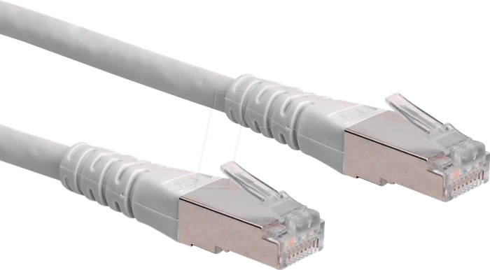 Roline / Secomp GHMT Patchkabel, Cat6, S/FTP, RJ-45/RJ-45, 10m, grau