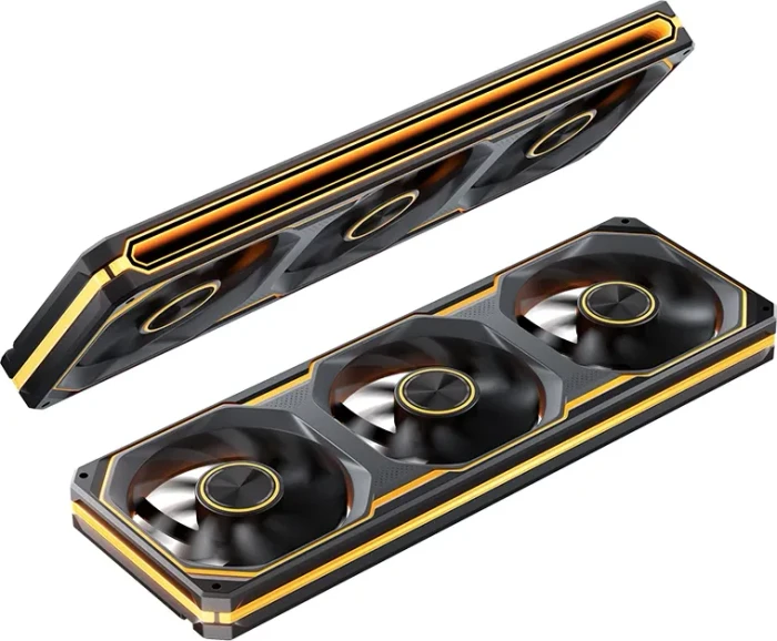 Jonsbo XA-360B, schwarz, 3x 120mm