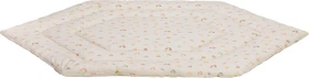 Fillikid Laufgittereinlage 6-Eck Jersey Rainbow beige