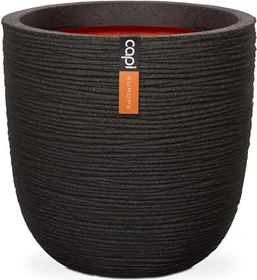 Capi Topf Kugel Rib Blumentopf 54cm schwarz