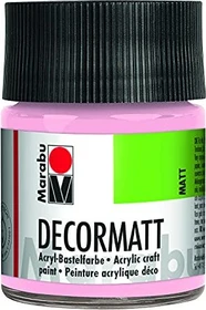 Marabu Decormatt Acryl Acrylfarbe, wildrose, 50ml