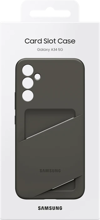 Samsung Card Slot Case für Galaxy A34 5G schwarz