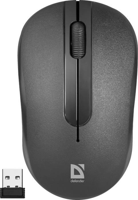 Defender Hit MM-495 Wireless Optical Mouse schwarz, USB