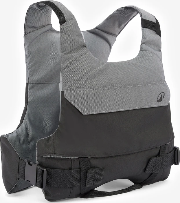 Tribord Auftrieb Schwimmweste grau/schwarz
