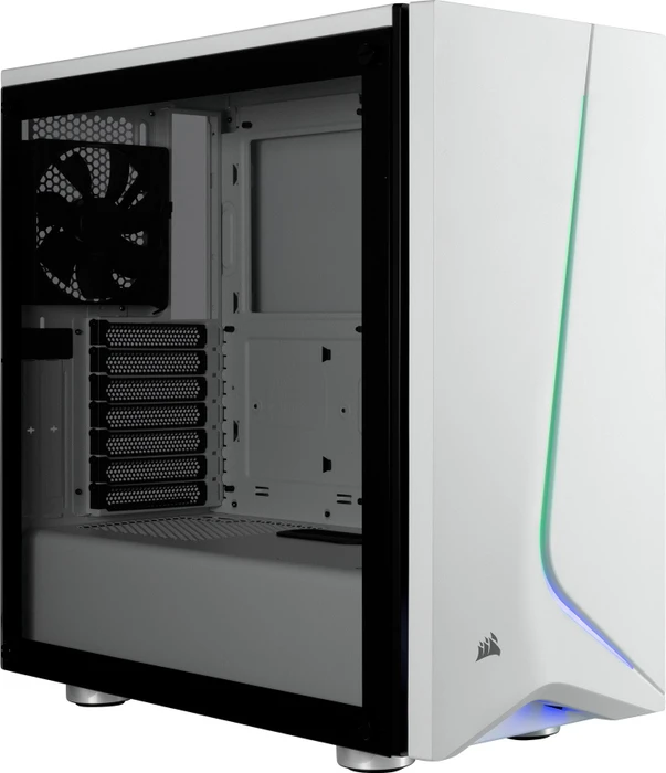 Corsair Carbide Series SPEC-06 RGB weiß, Glasfenster
