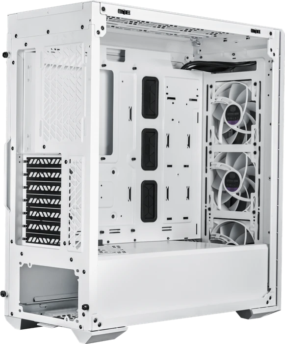 Cooler Master MasterBox 520, weiß, Glasfenster