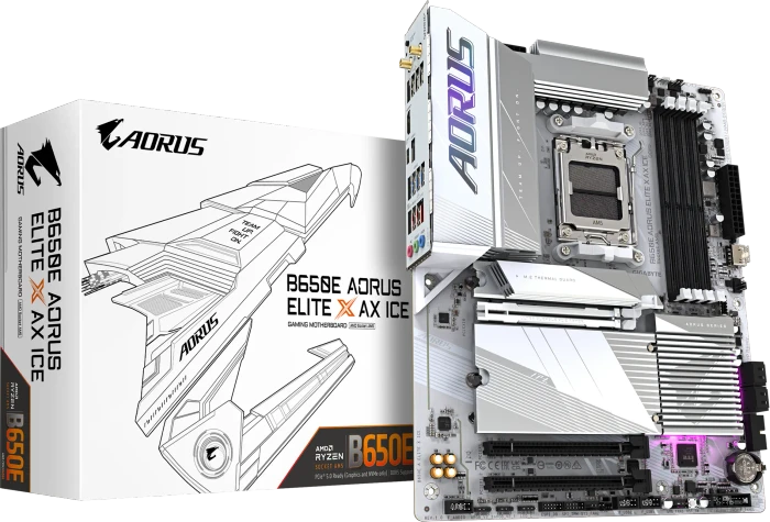 GIGABYTE B650E AORUS Elite X AX ICE (AMD AM5)