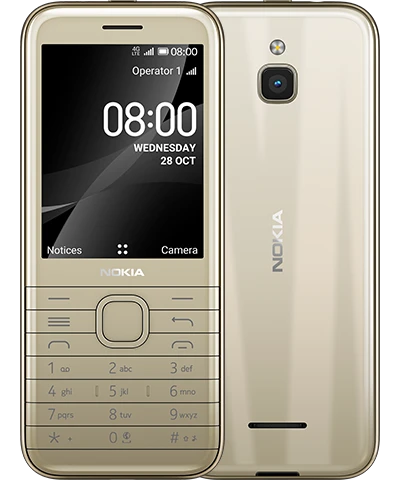 Nokia 8000 4G Dual-SIM cintrine gold