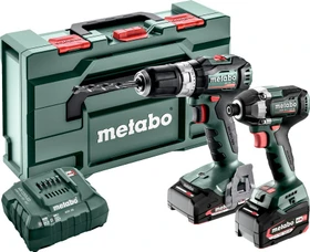 Metabo Combo Set 2.8.7 18V Akku-Maschinenset inkl. Koffer + 2 Akkus 2.0/5.2Ah