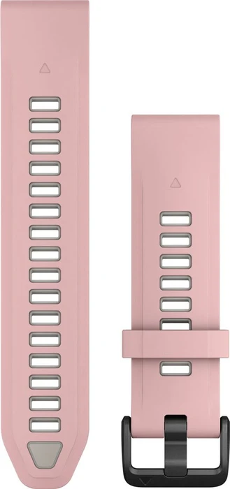 Garmin Ersatzarmband QuickFit 20 Silikon dust rose/fog grey