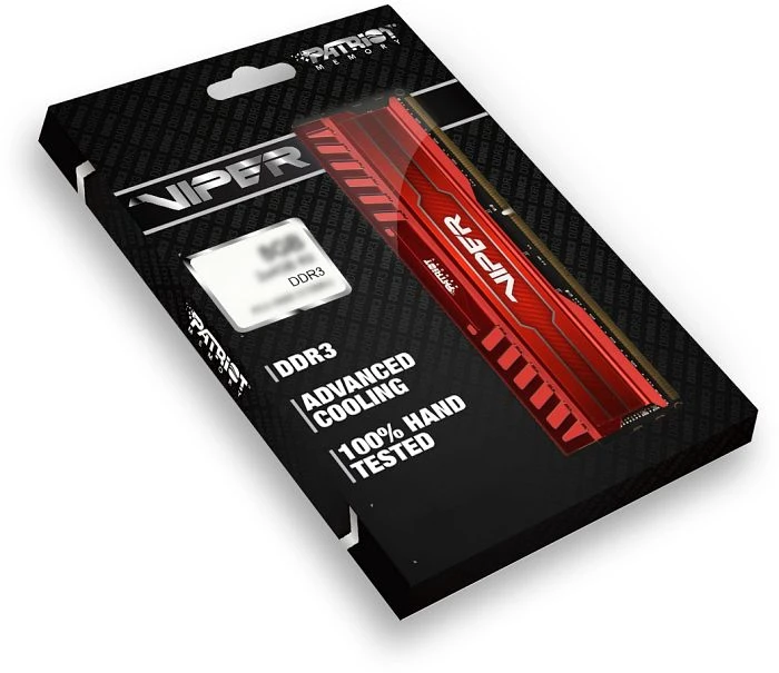 Patriot Viper 3 rot UDIMM 8GB Kit, DDR3-1866, CL9-10-9-27